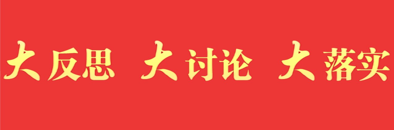 大反思大討論大落實